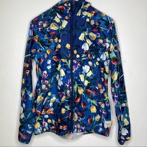 Herschel Supply Company Floral Ski Jacket - Blue and Multicolor
